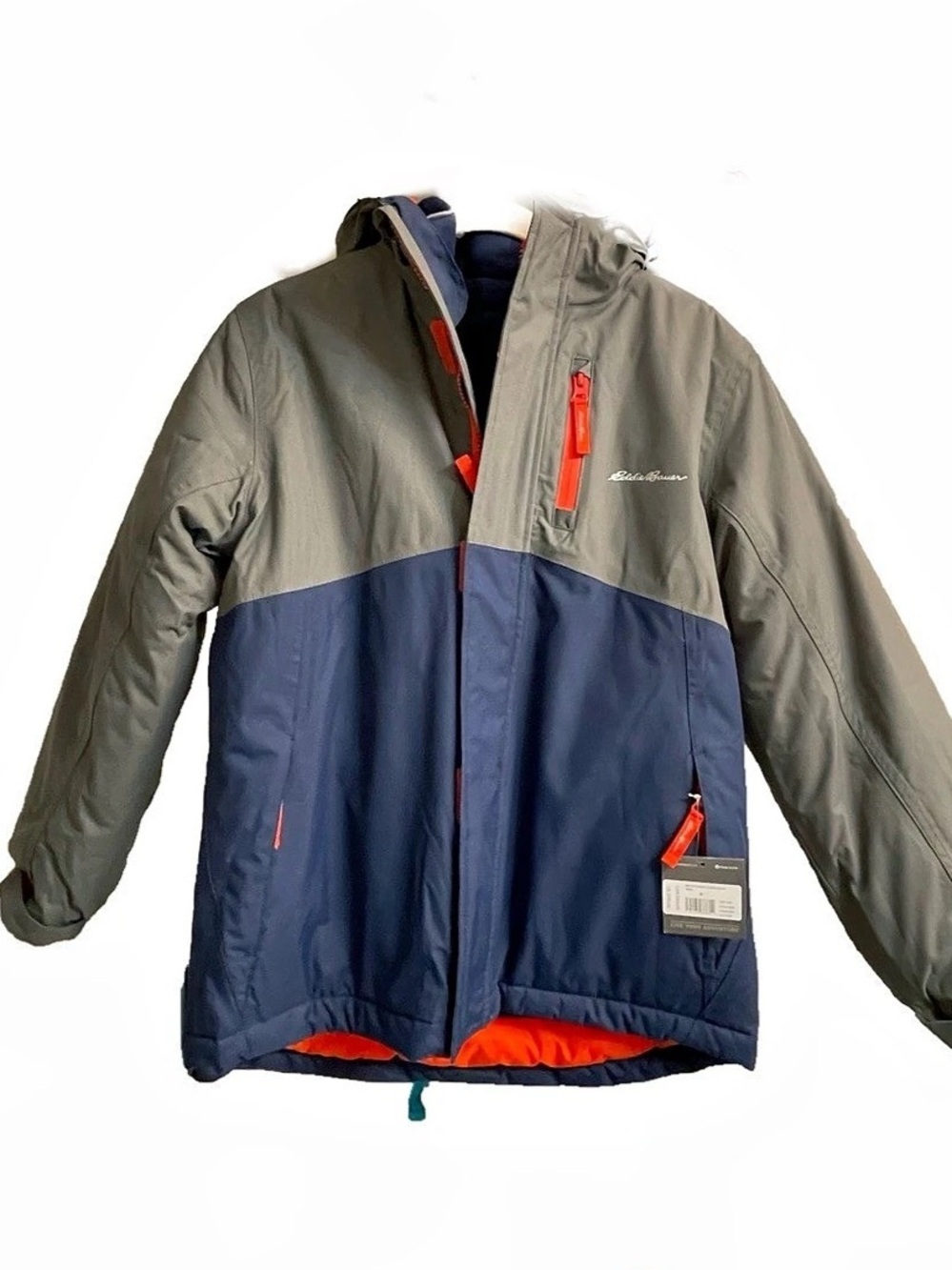 Eddie Bauer Boys' Powder Search 3-in-1 Blue & Gray Medium